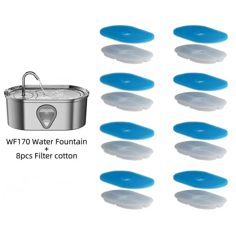 3.5L large Capacity Pet Water Fountain Stainless steel