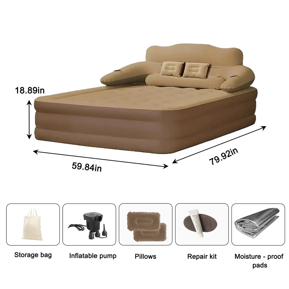 New 2 Persons Inflatable Mattress Outdoor/Indoor
