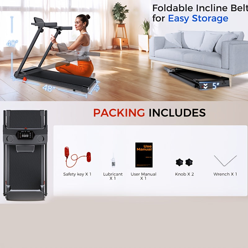 3-in-1 Portable Home Treadmill