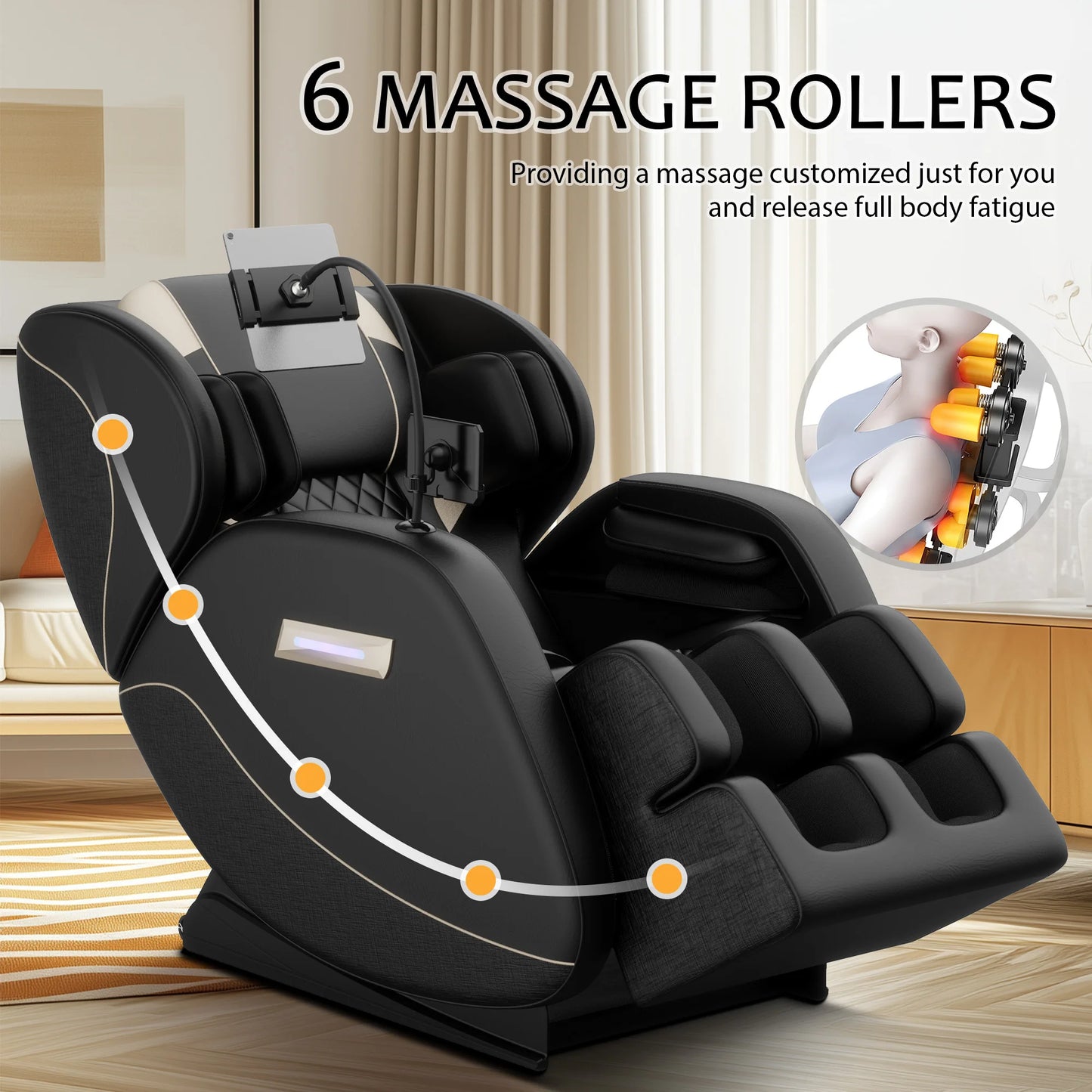 Zero Gravity Full Body Massage Chair with Heating