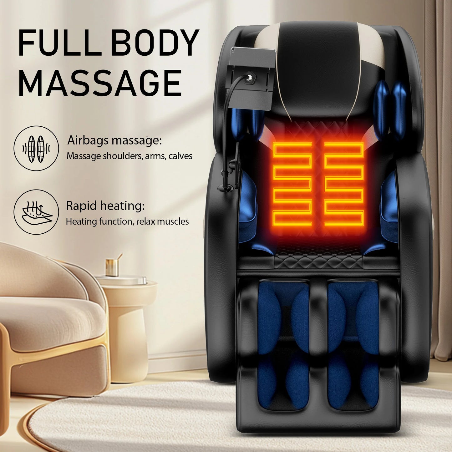 Zero Gravity Full Body Massage Chair with Heating