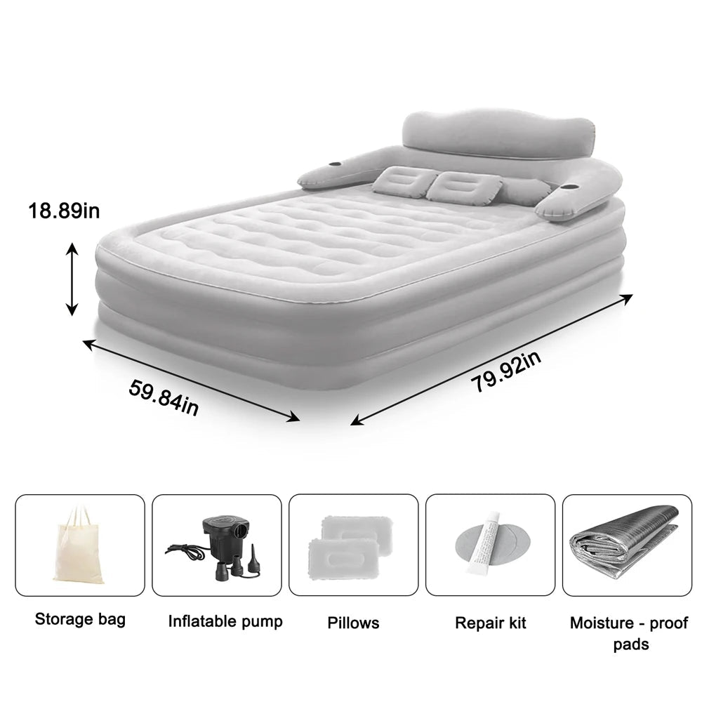 New 2 Persons Inflatable Mattress Outdoor/Indoor