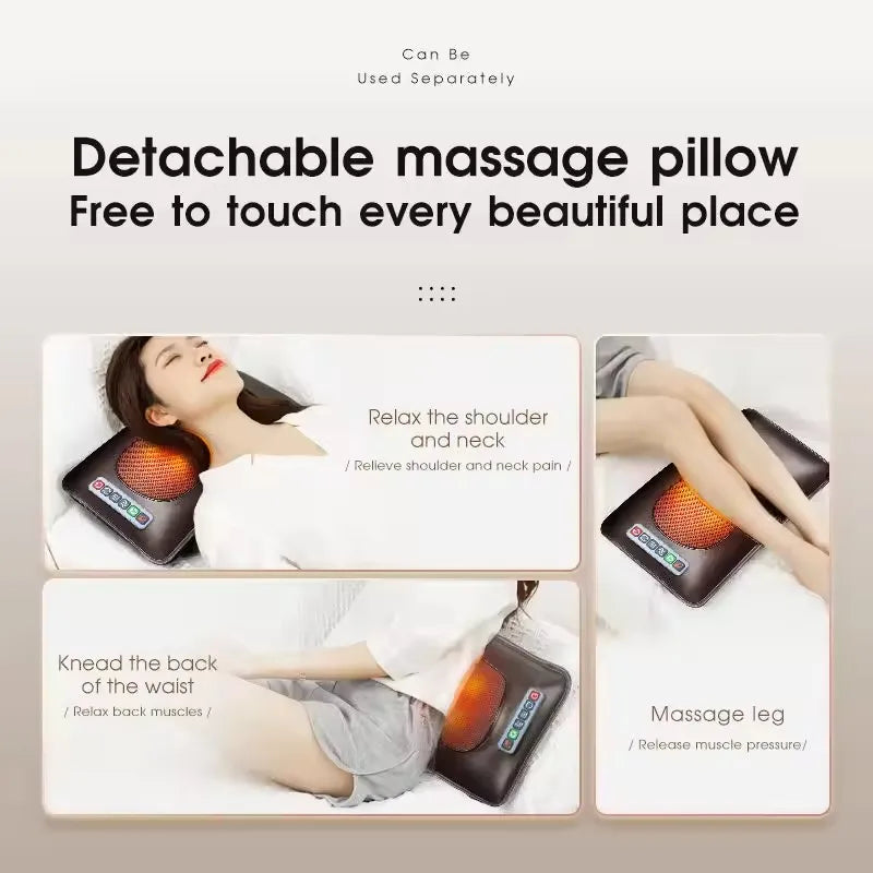 Electric Massage Mattress Vibrating Heating Massager