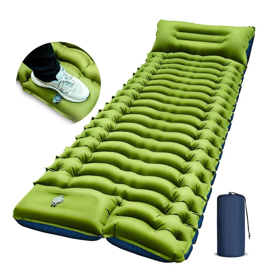 Camping/Outdoor Sleeping Pad Ultralight Mat with Built in Pillow